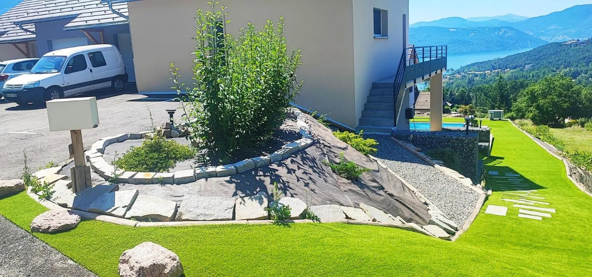 Chambre Vue Lac Av Piscine Prunieres  France